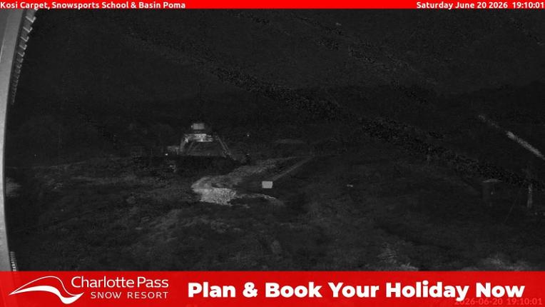 Webcam Charlotte Pass: Kosi carpet