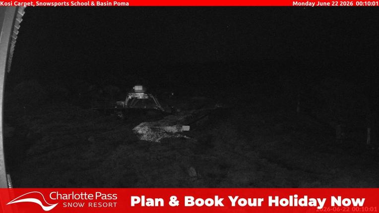 Webcam Charlotte Pass: Kosi carpet