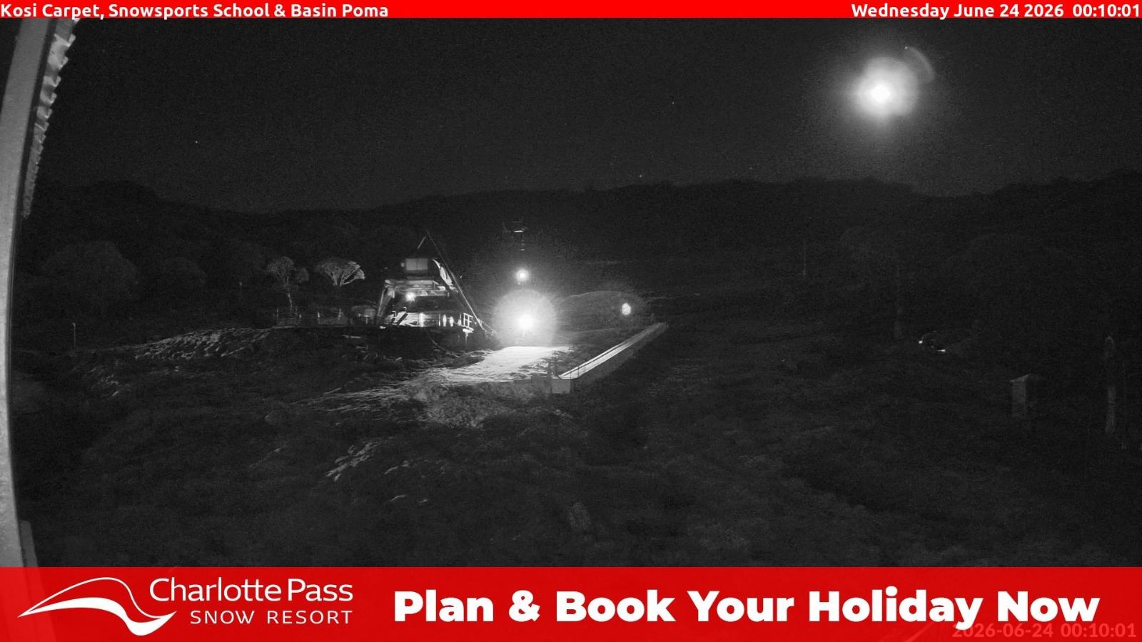 Webcam Charlotte Pass: Kosi carpet