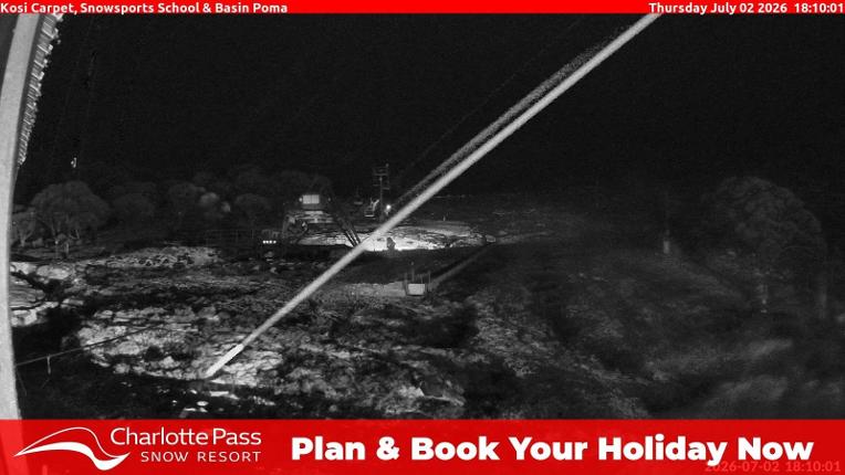 Webcam Charlotte Pass: Kosi carpet