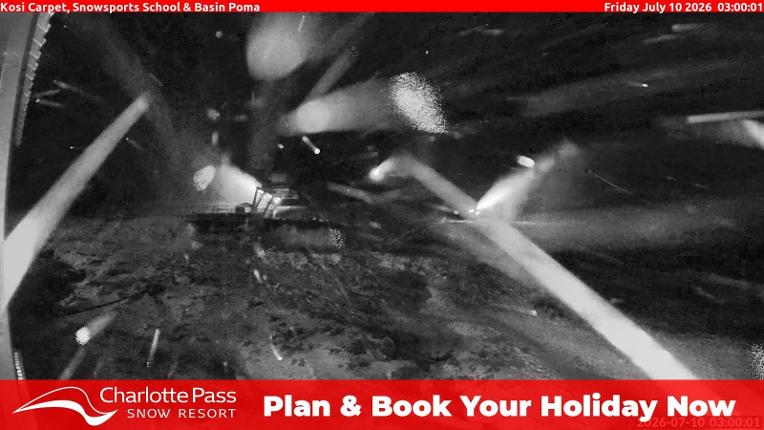 Webcam Charlotte Pass: Kosi carpet