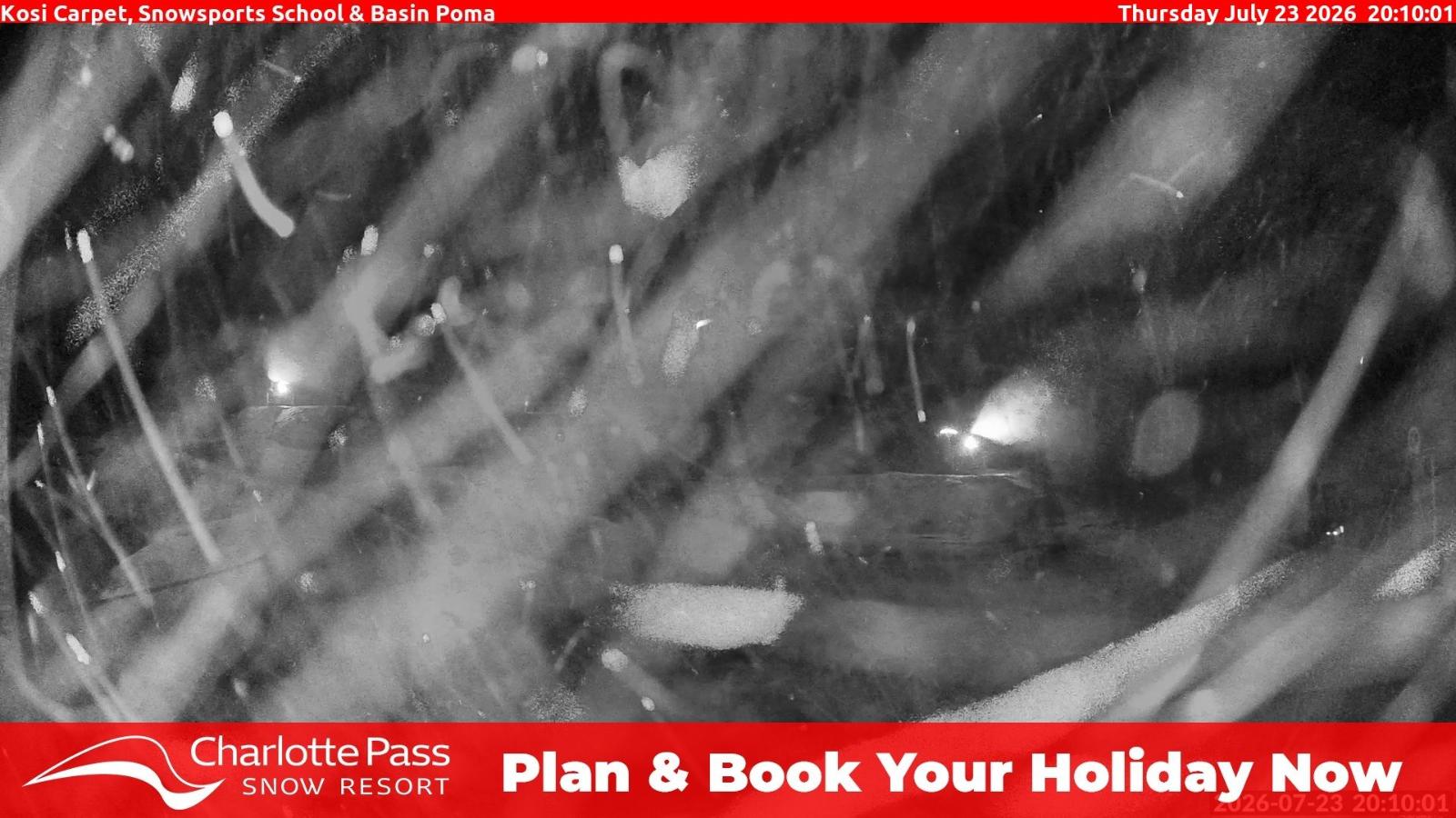 Webcam Charlotte Pass: Kosi carpet