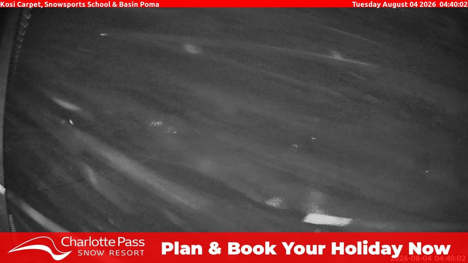 Webcam Charlotte Pass: Kosi carpet