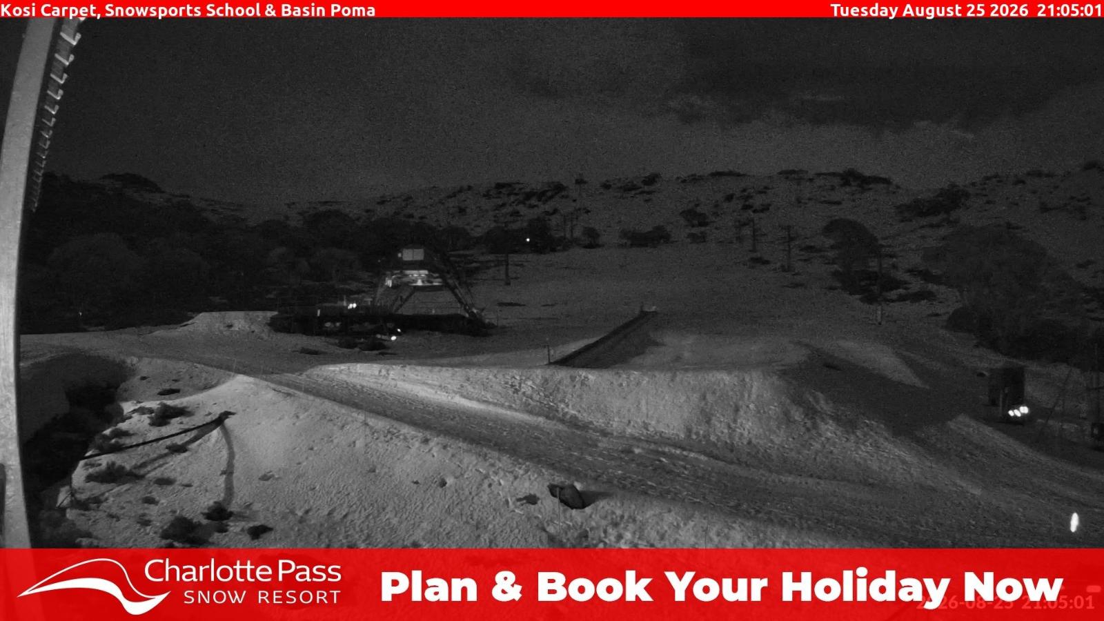 Webcam Charlotte Pass: Kosi carpet