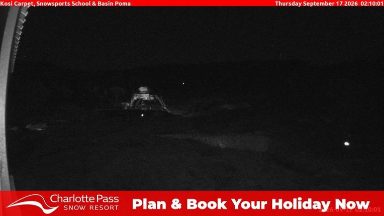 Webcam Charlotte Pass: Kosi carpet