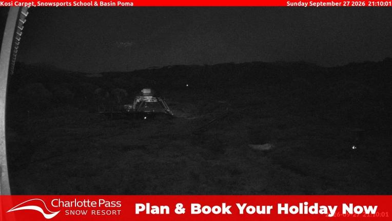 Webcam Charlotte Pass: Kosi carpet