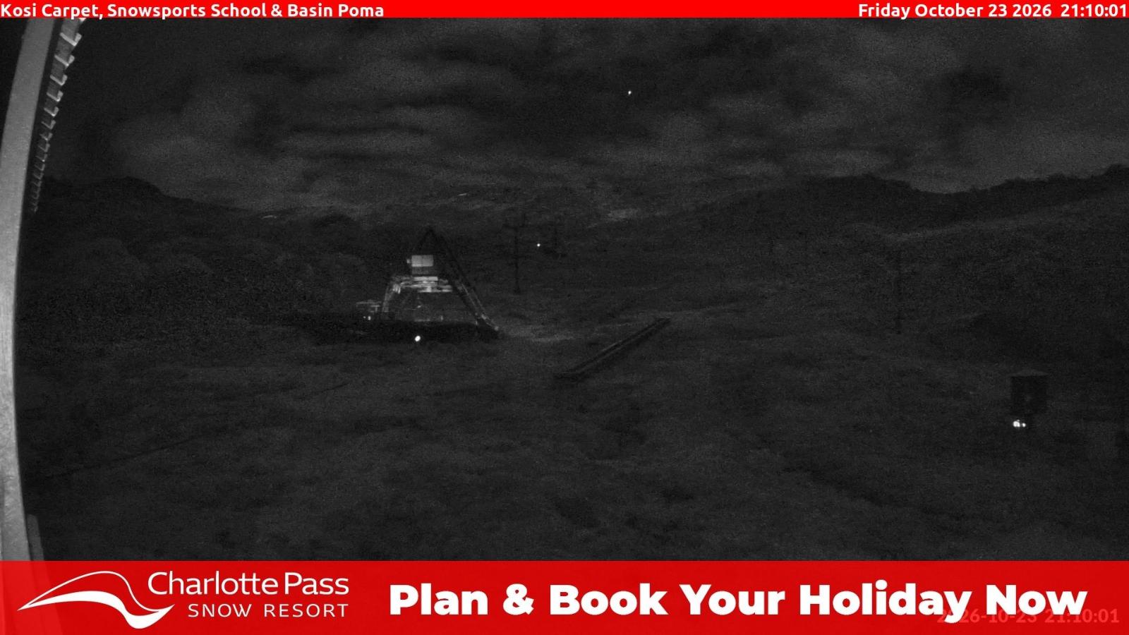 Webcam Charlotte Pass: Kosi carpet