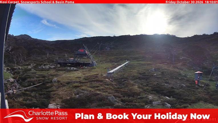 Webcam Charlotte Pass: Kosi carpet