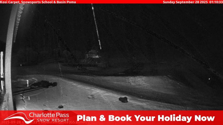 Webcam Charlotte Pass: Kosi carpet