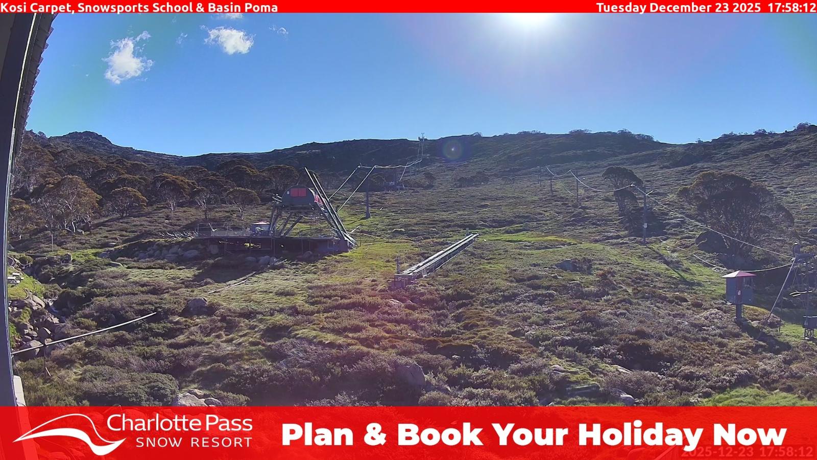 Webcam Charlotte Pass: Kosi carpet