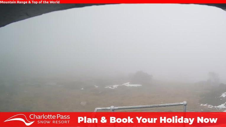 Webcam Charlotte Pass: Mountain Range