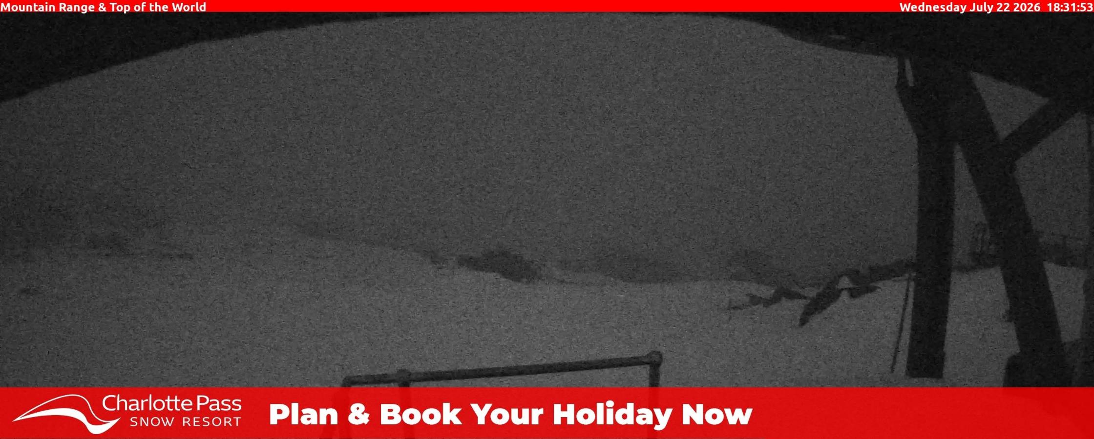 Webcam Charlotte Pass: Mountain Range