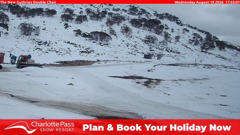 Webcam Charlotte Pass: Mountain Range