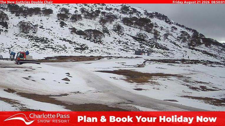 Webcam Charlotte Pass: Mountain Range