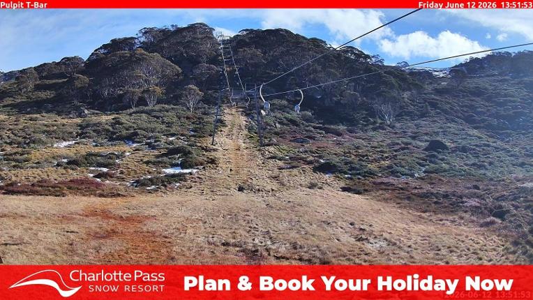Webcam Charlotte Pass: Pulpit