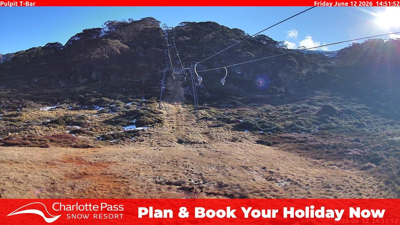 Webcam Charlotte Pass: Pulpit
