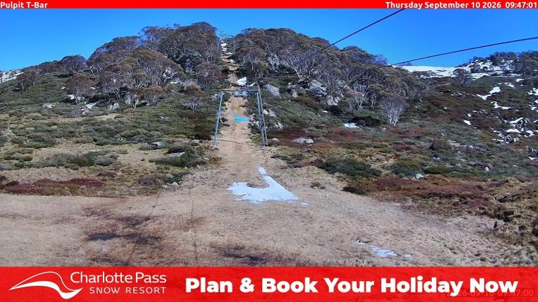 Webcam Charlotte Pass: Pulpit