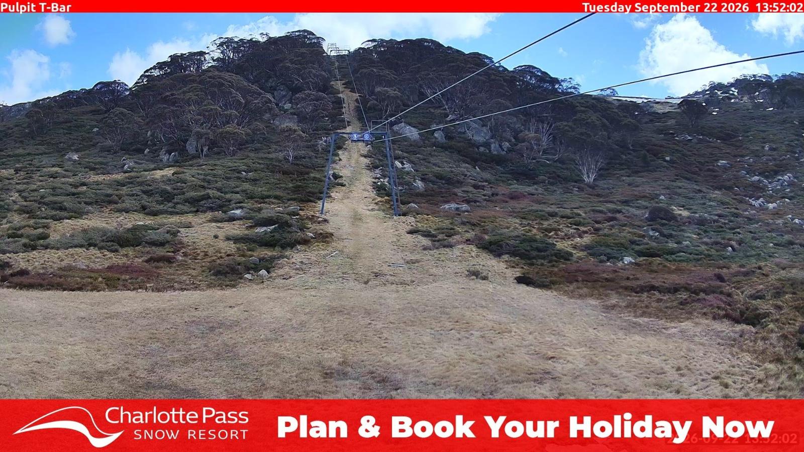 Webcam Charlotte Pass: Pulpit
