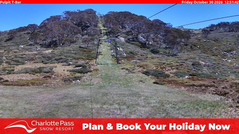 Webcam Charlotte Pass: Pulpit