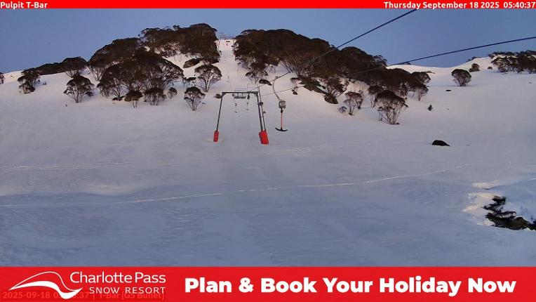Webcam Charlotte Pass: Pulpit