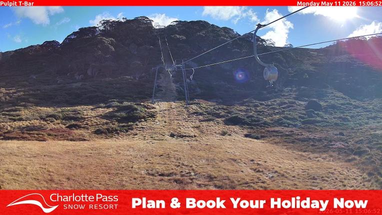Webcam Charlotte Pass: Pulpit