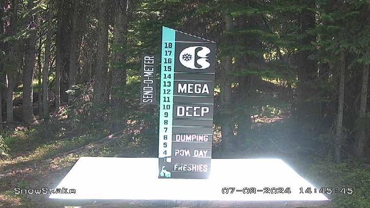 Webcam Copper Mountain: Snow stake