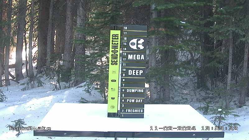 Webcam Copper Mountain: Snow stake