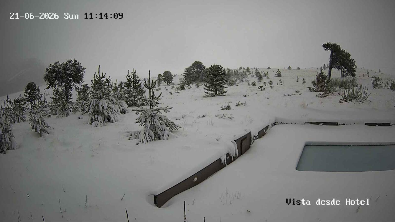 Webcam Corralco: Vista Hotel