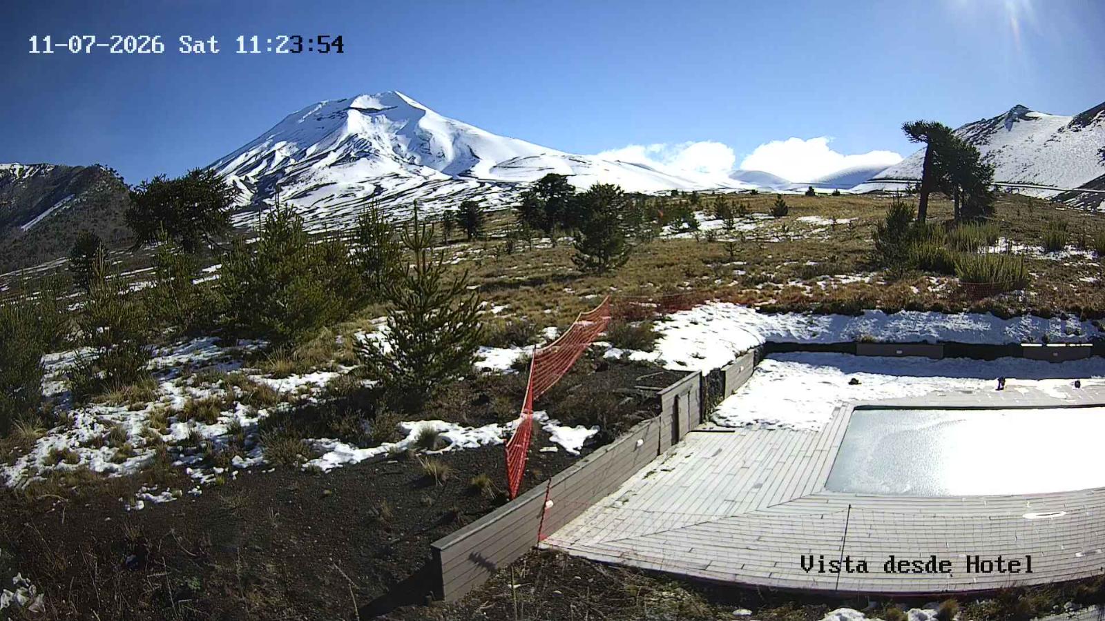 Webcam Corralco: Vista Hotel
