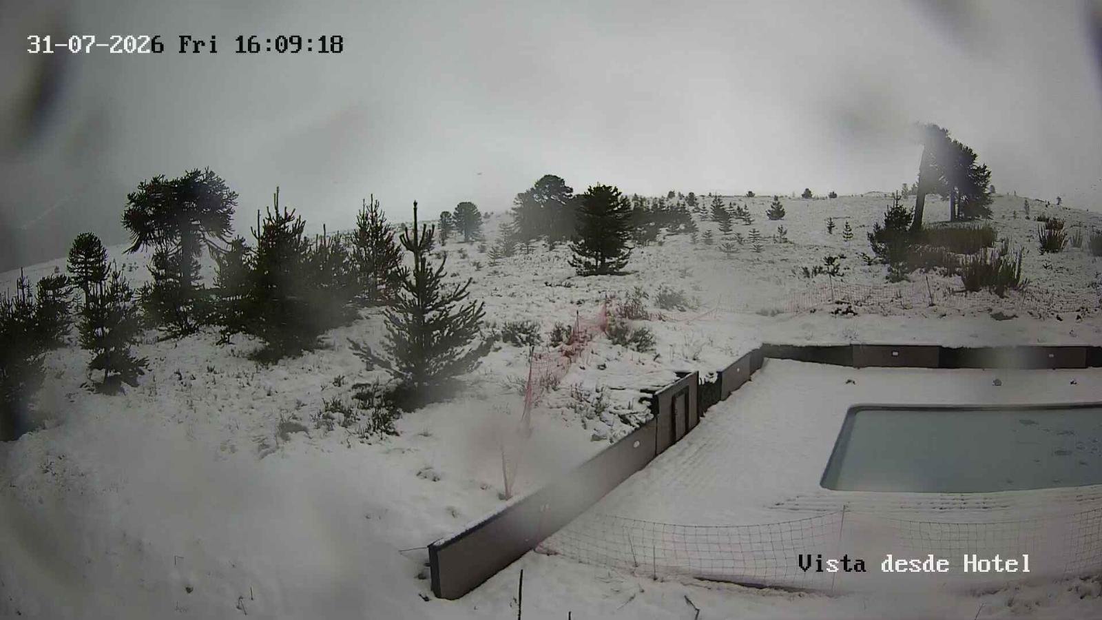 Webcam Corralco: Vista Hotel