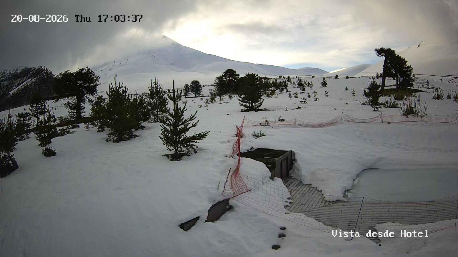 Webcam Corralco: Vista Hotel