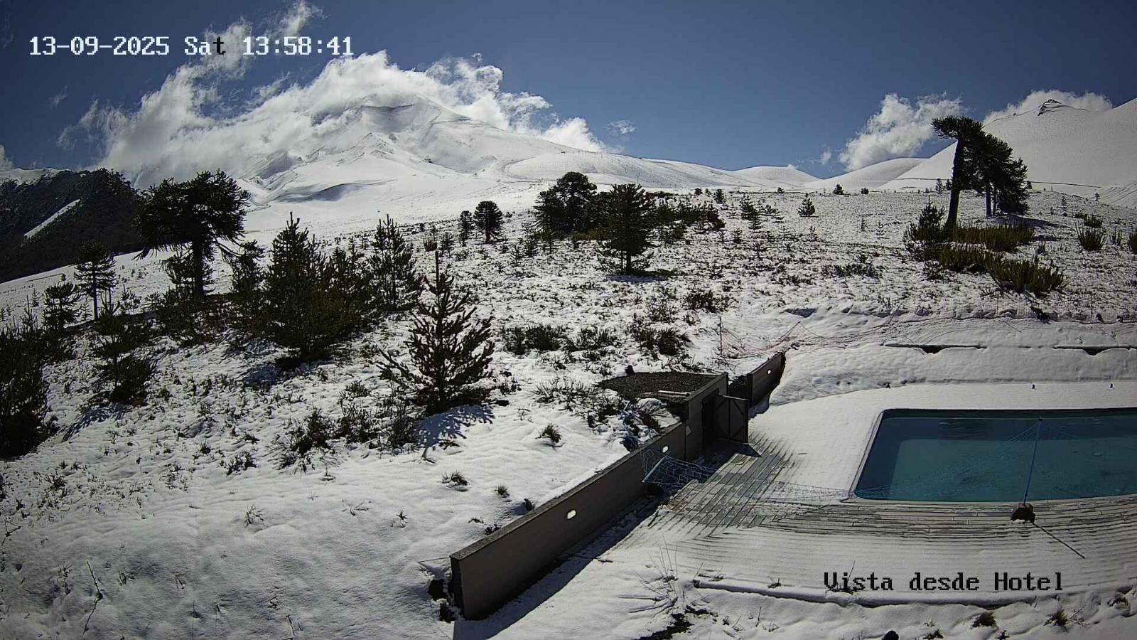 Webcam Corralco: Vista Hotel
