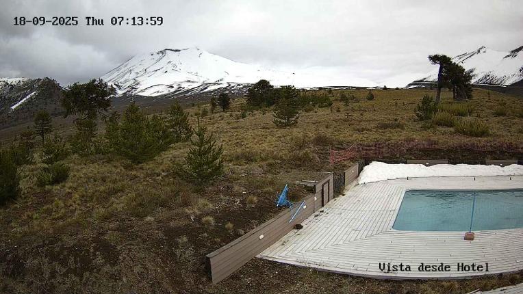 Webcam Corralco: Vista Hotel