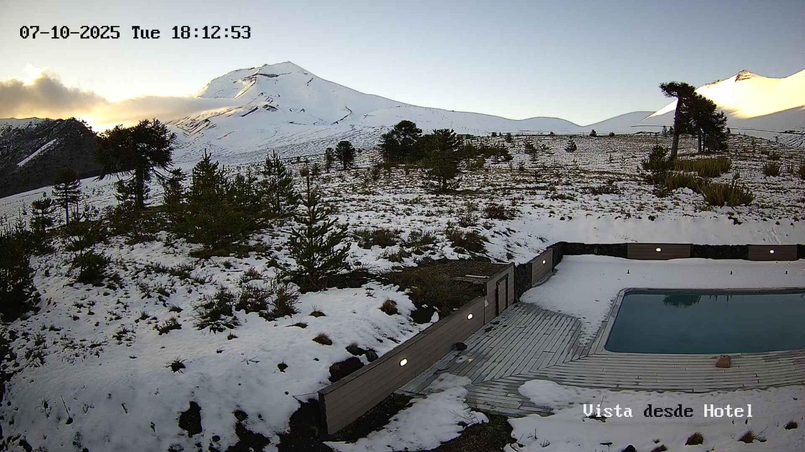 Webcam Corralco: Vista Hotel