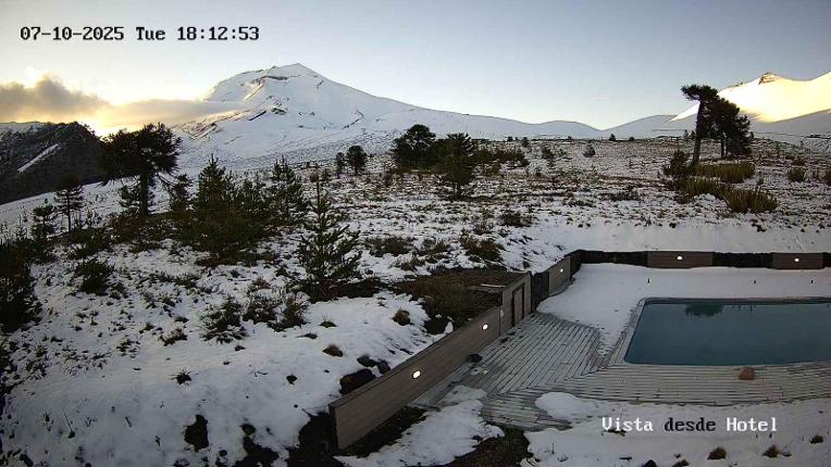 Webcam Corralco: Vista Hotel