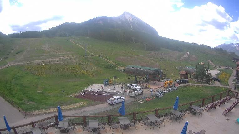 Webcam Crested Butte: Base area