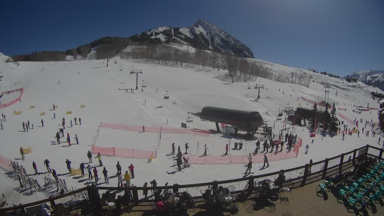 Webcam Crested Butte: Base area