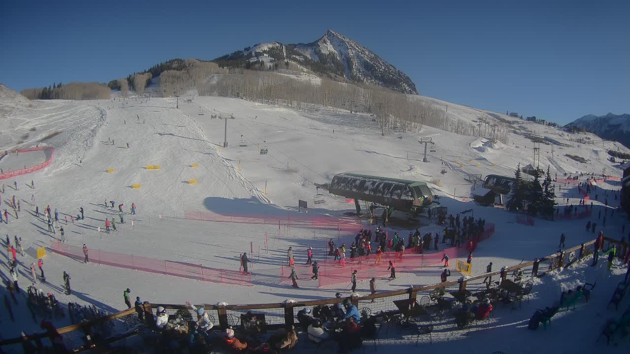 Webcam Crested Butte: Base area
