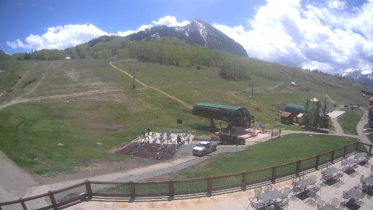 Webcam Crested Butte: Base area