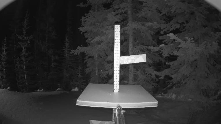 Webcam Crested Butte: Snow stake