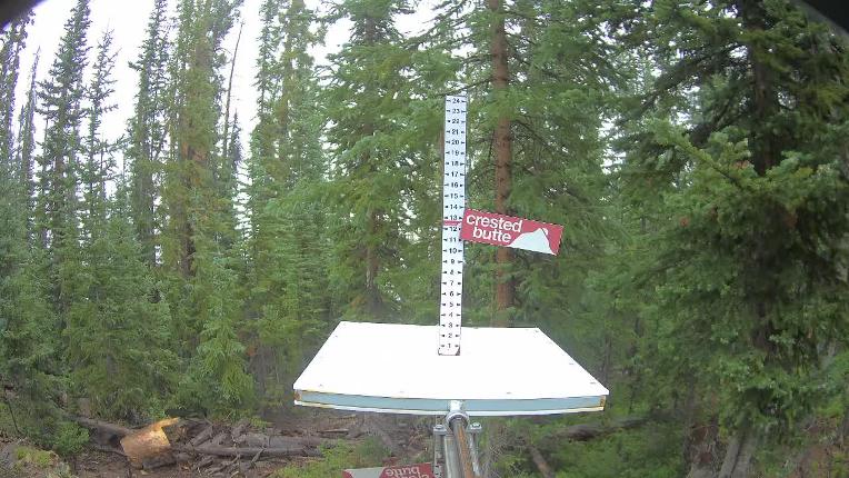 Webcam Crested Butte: Snow stake