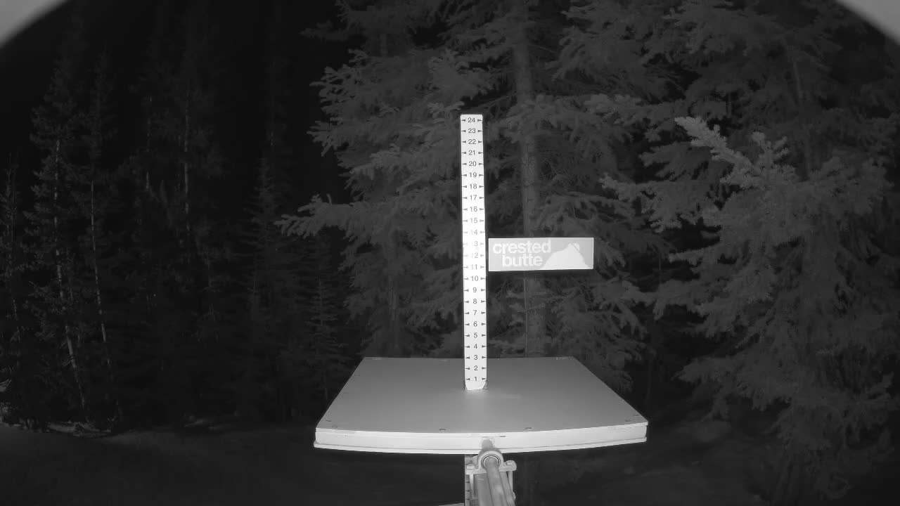 Webcam Crested Butte: Snow stake