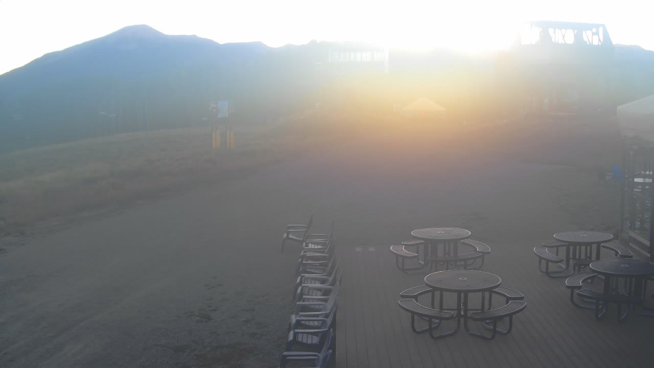 Webcam Crested Butte: Umbrella Bar at Ten Peaks