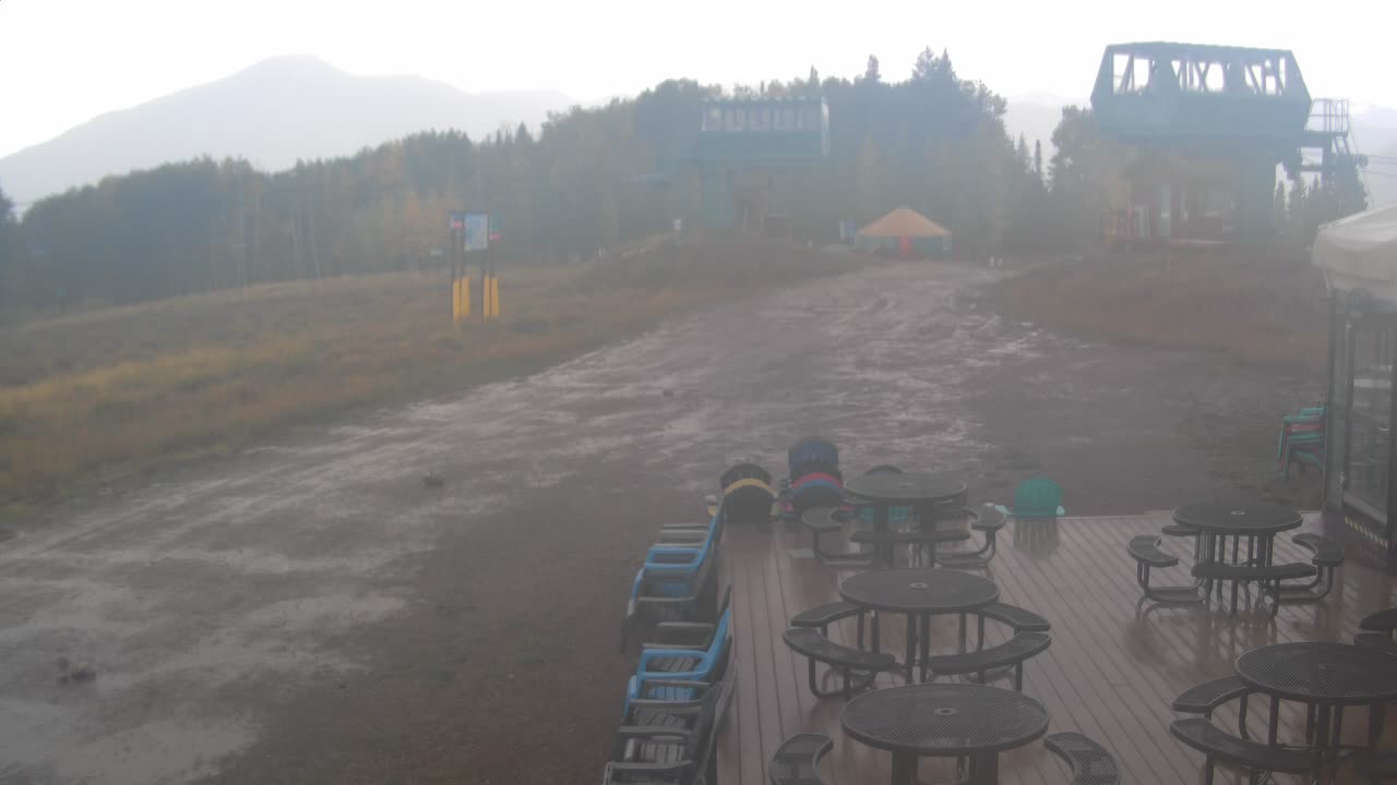 Webcam Crested Butte: Umbrella Bar at Ten Peaks