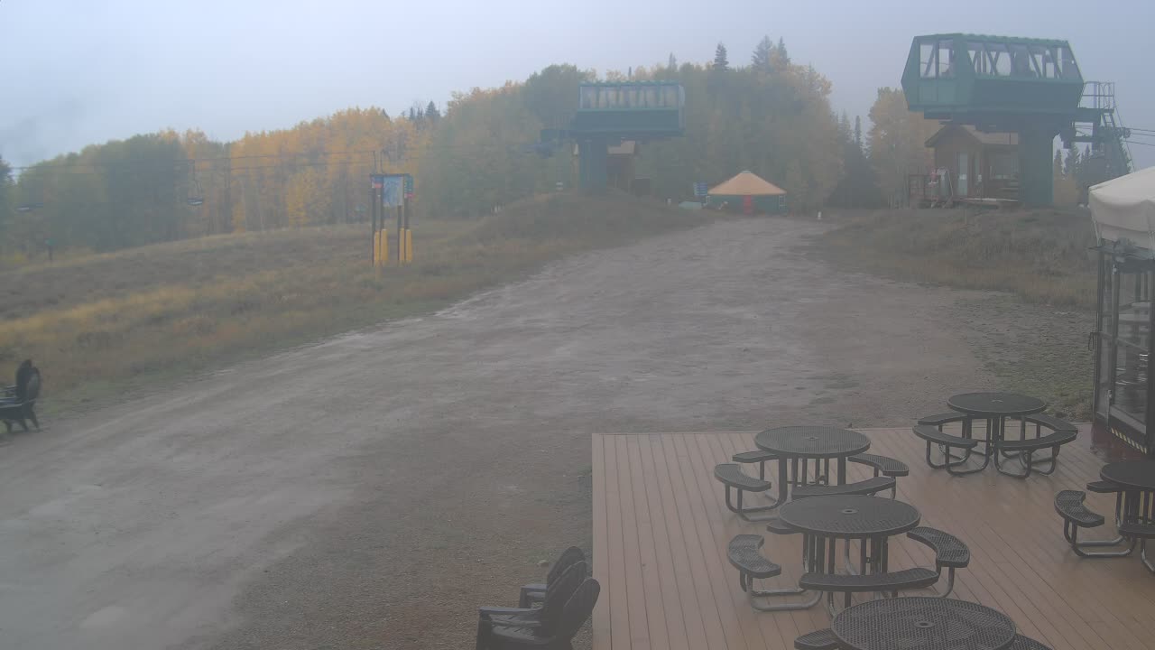 Webcam Crested Butte: Umbrella Bar at Ten Peaks