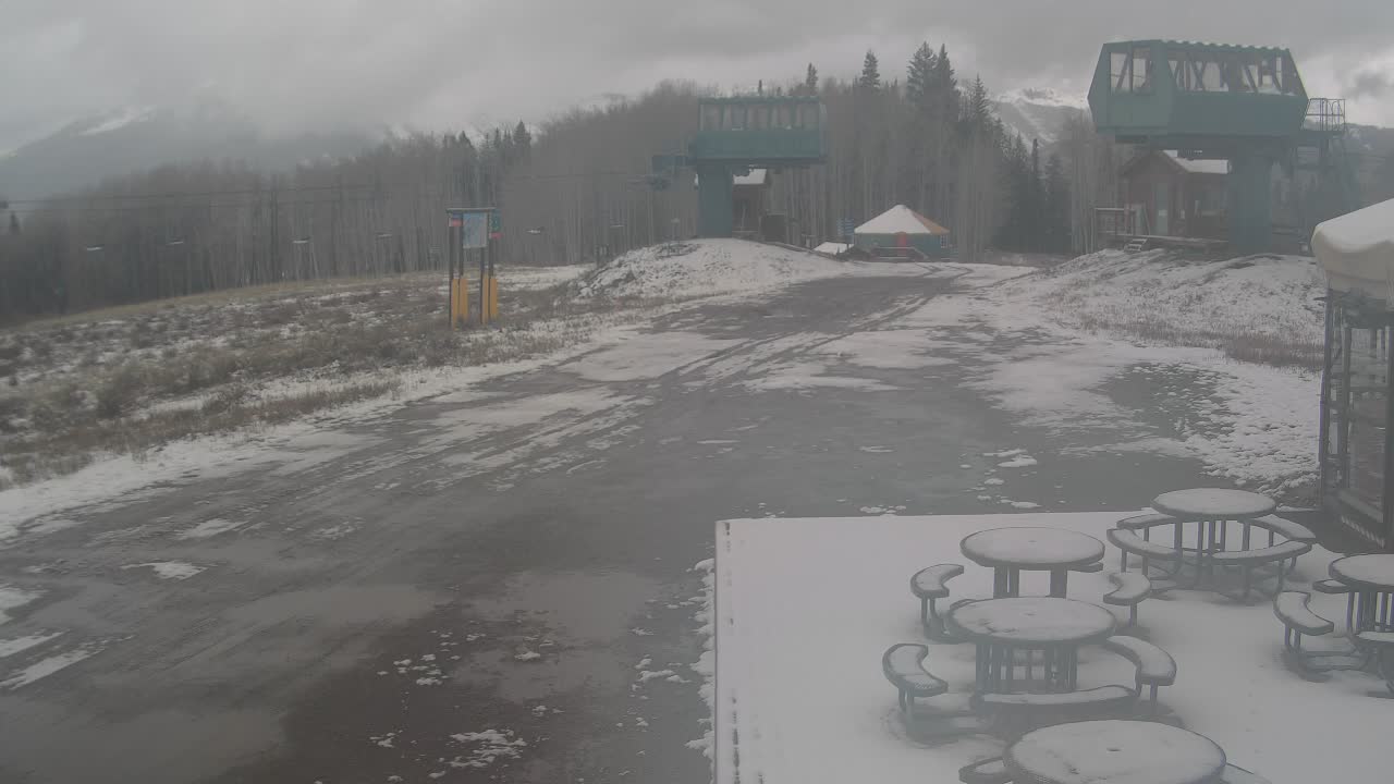 Webcam Crested Butte: Umbrella Bar at Ten Peaks