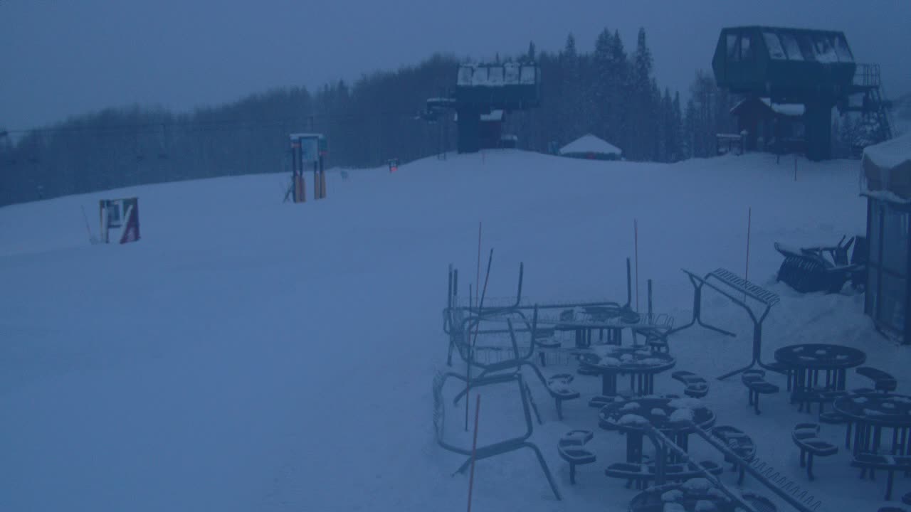 Webcam Crested Butte: Umbrella Bar at Ten Peaks