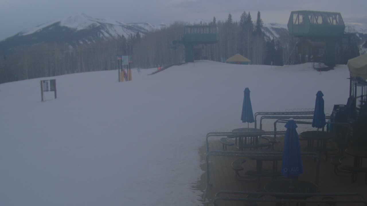 Webcam Crested Butte: Umbrella Bar at Ten Peaks