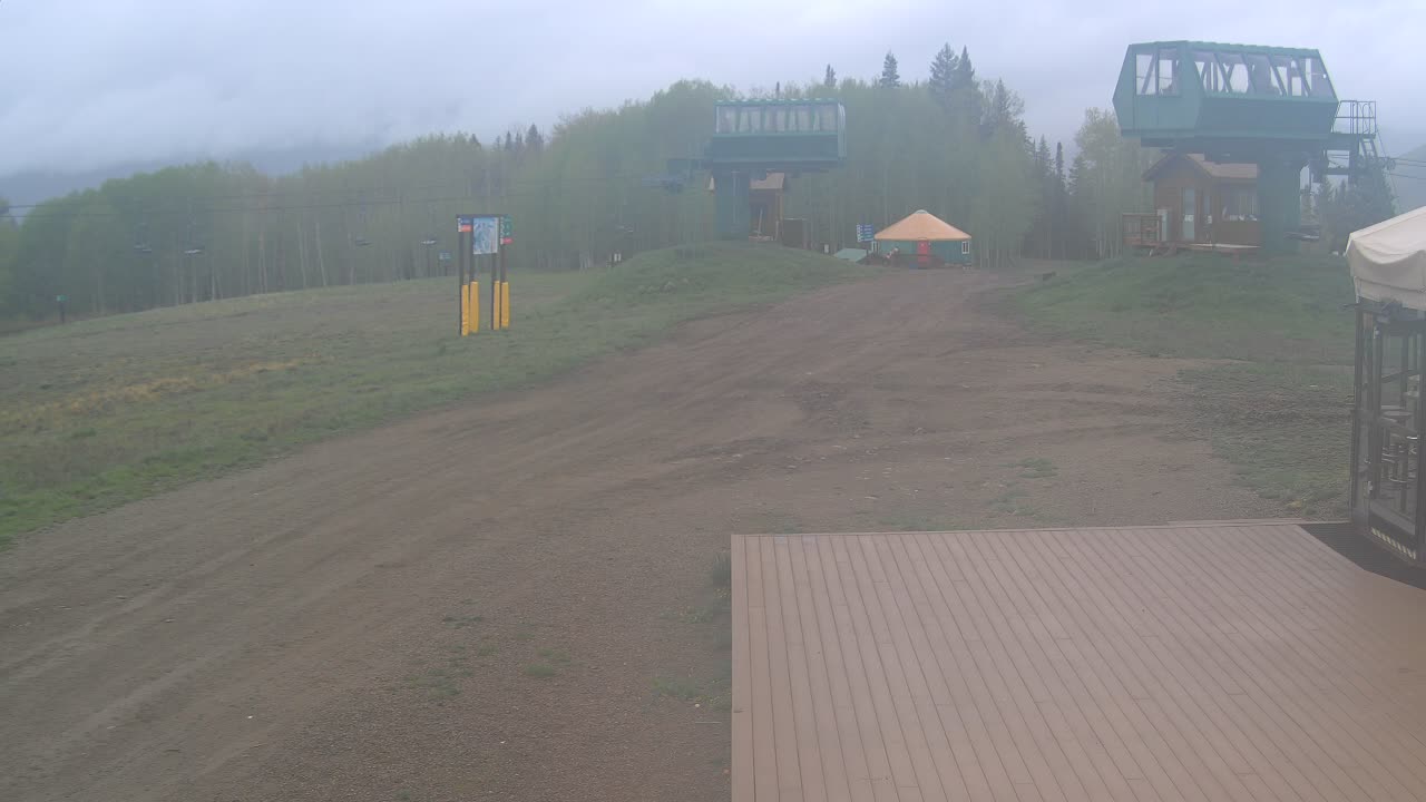 Webcam Crested Butte: Umbrella Bar at Ten Peaks