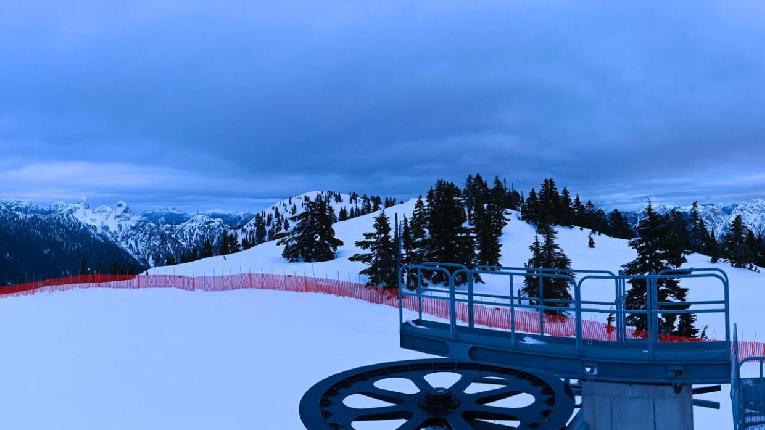 Webcam Cypress Mountain: Top of Ski Chair